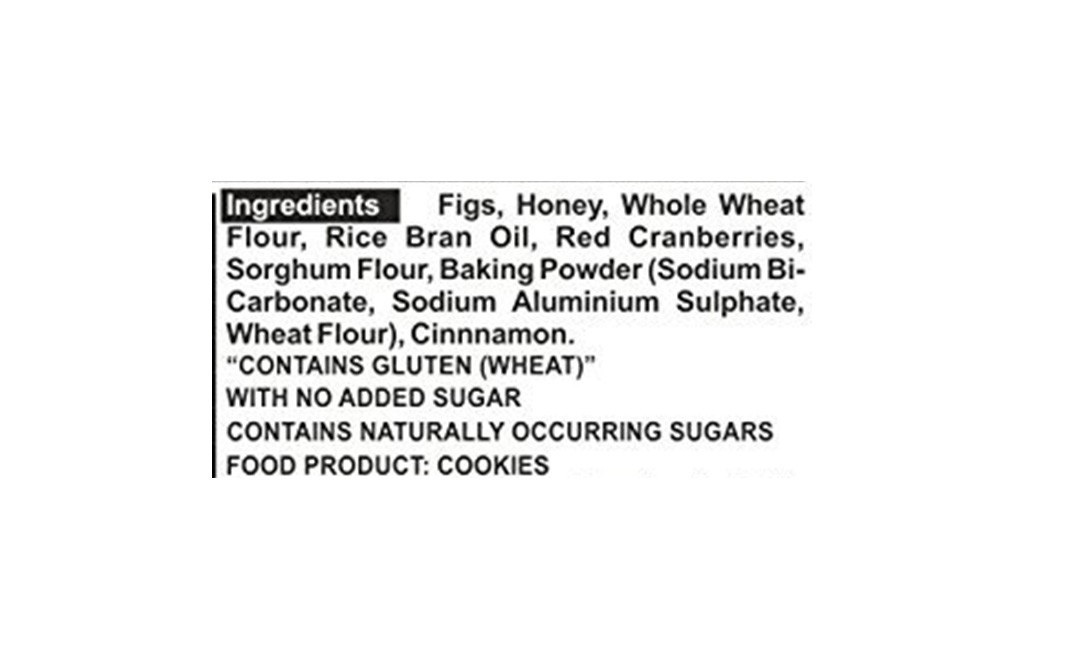 TheNibbleBox Fig Flaps Cookies    Pack  80 grams